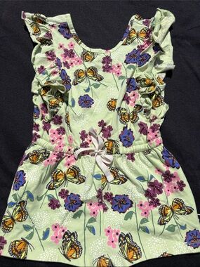 Tea Collection Mint Green Butterfly Floral One-Piece